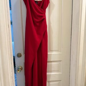 Windsor Maxi Red Dress with Slit